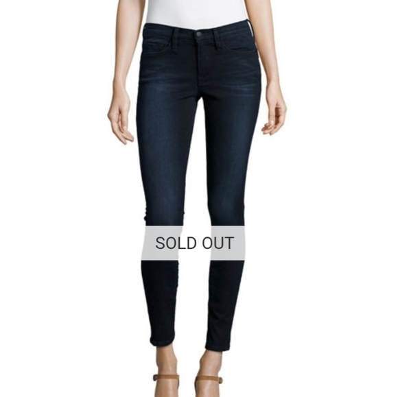 FRAME denim jeans le skinny de jeanne dark blue 26 - Picture 3 of 10